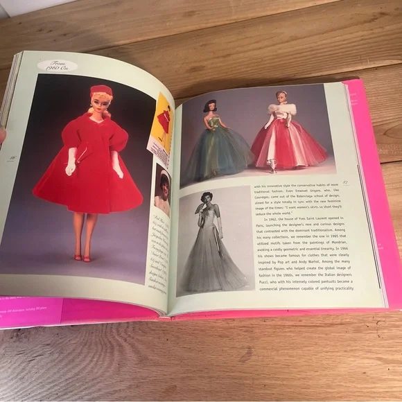 Barbie Four Decades Of Fashion, Fantasy, and Fun Hardcover Book DJ Vintage 1998! - Picture 5 of 6